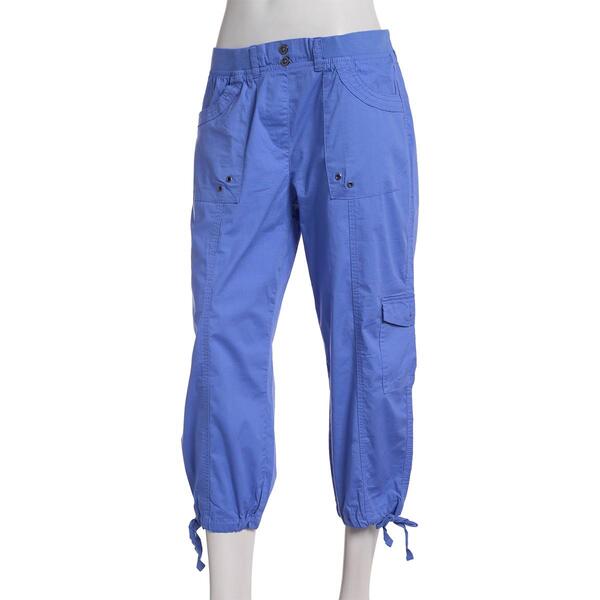 Womens da-sh Charlene Solid Capri Pants - image 