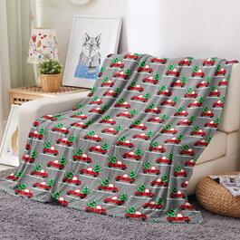 Spirit Linen Home&#8482; Velvet Christmas Tree/Truck Throw Blanket
