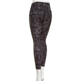 Danskin Women's All Over Printed Legging, Black Camo, Black, Size