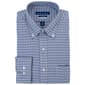Mens Preswick & Moore Oxford Dress Shirt - Navy/Yellow - image 1