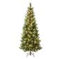National Tree 7.5ft. Charleston Pine Slim Pre-Lit Christmas Tree - image 1