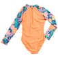 Girls (7-16) Breaking Waves Rashguard One Piece Swimsuit - image 3
