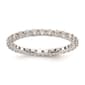 Pure Fire 14kt. White Gold Lab Grown Diamond Shared Prong Band - image 2
