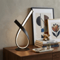 HomeRoots 17in. Black Bedside LED Table Lamp - image 2