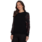 Petite Emaline Country Code Long Floral Sleeve Sweater - image 3