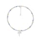 Barefootsies Silver Multi Beaded Palm Tree Cable Chain Anklet - image 1
