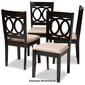 Baxton Studio Lenoir Wood Dining Chairs - Set of 4 - image 2