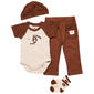 Baby Girl (3-9M) Baby Essentials 4pc. Beary Much Bodysuit Set - image 1