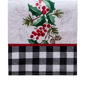 Threadmade Holly Farmhouse Charm Holiday Fabric Table Runner - image 1