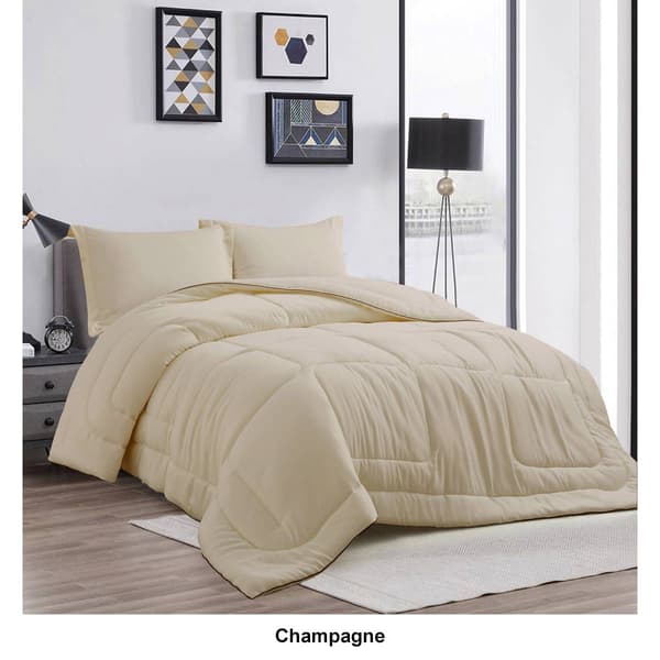 PeaceNest All Season Satin Down Alternative Comforter Set