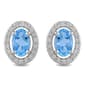 Nova Star(R) Silver-Sterling 1/4ctw. Lab Grown Diamond Earrings - image 1