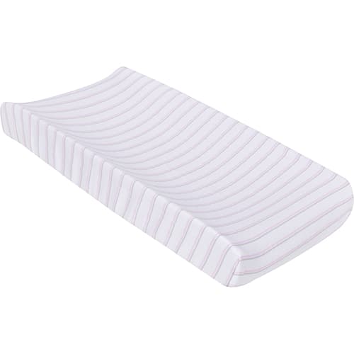 MiracleWare® Changing Pad Cover - Pink/Grey Stripes