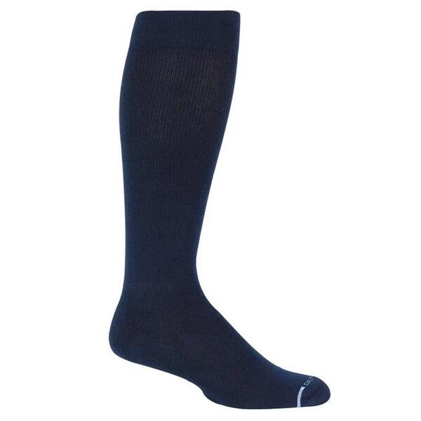 Mens Dr. Motion Solid Cotton Cushion Diabetic Socks - image 