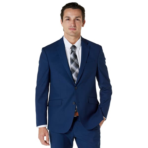 Mens Kenneth Cole(R) Reaction(tm) Solid Slim Fit Suit Jacket - Blue