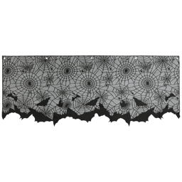 Northlight 5.25ft. Spider Webs & Bats Halloween Valance Decor