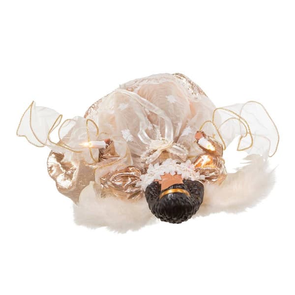 Kurt S. Adler 16in. African-American Angel Tree Topper