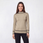 Womens Retrology Mock Neck Sweater with Piping - image 2