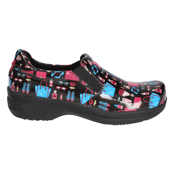 Womens Easy Works by Easy Street Stylish Bind Twin Gore Clogs
