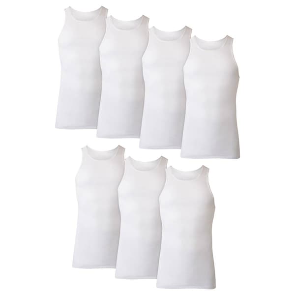 Mens Hanes&#174; Ultimate&#174; 7pk. Tank Tops