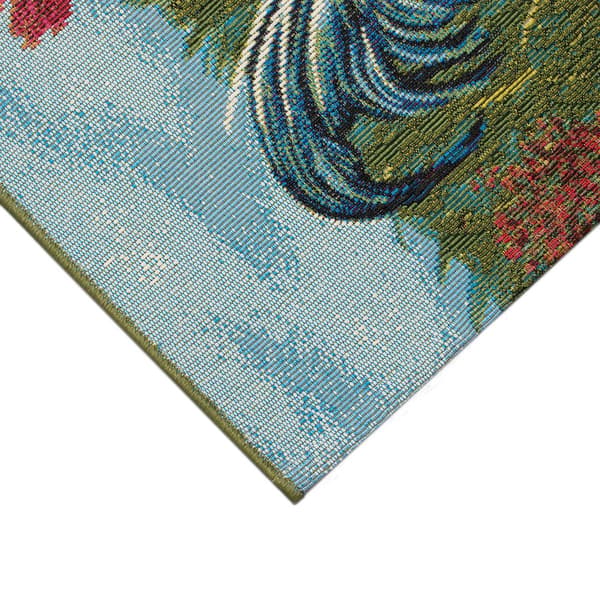 Liora Manne Esencia Rooster Farm Rectangular Runner