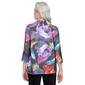 Petite Alfred Dunner Drama Queen Brushstroke Floral Blouse - image 2