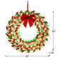 Mr. Christmas 30in. Vintage Red & Green Bulb Wreath - image 3