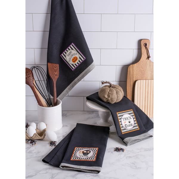 DII® Embellished All Hallows Eve Kitchen Towel Set Of 3