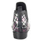 Womens Ella & Joy Chelsea Plaid Ankle Rainboots - image 3
