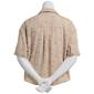 Juniors Plus No Comment Eyelet Embroidered Button Front Blouse - image 3