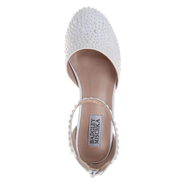 Little Girls Badgley Mischka® Ankle Strap Dress Pumps