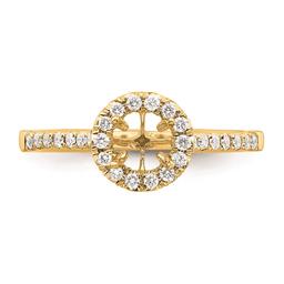 Pure Fire 14kt. Gold Promise Lab Grown Diamond Halo Ring