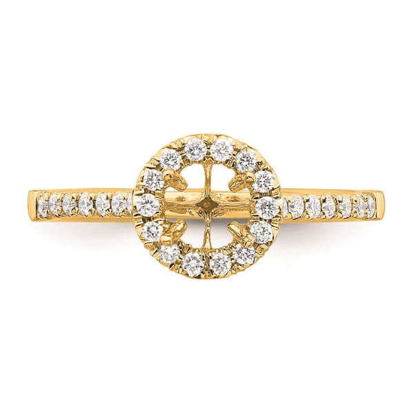 Pure Fire 14kt. Gold Promise Lab Grown Diamond Halo Ring