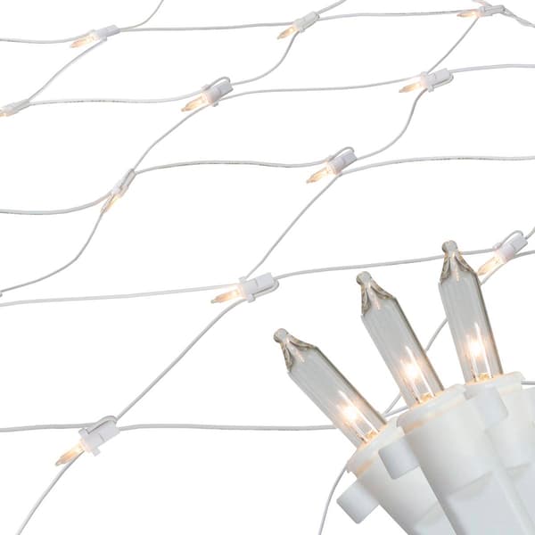 Northlight Seasonal 6ft. Clear Mini Net Style Christmas Lights