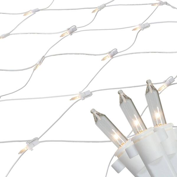 Northlight Seasonal 6ft. Clear Mini Net Style Christmas Lights - image 
