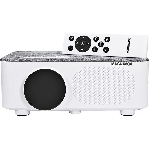 Magnavox 1080P Projector with Case Speakers - image 