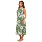 Plus Size Connected Apparel Sleeveless Palm Tie Back Midi Dress - image 4
