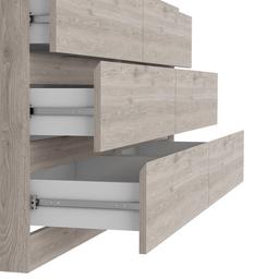 FM FURNITURE Seul 6 Drawer Double Dresser