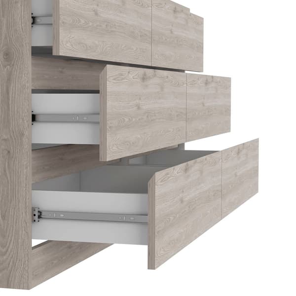 FM FURNITURE Seul 6 Drawer Double Dresser