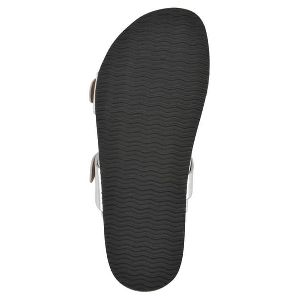 Womens White Mountain Hardball Footbed Sandals