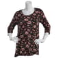 Womens Preswick & Moore 3/4 Sleeve Fall Floral Tunic - image 1