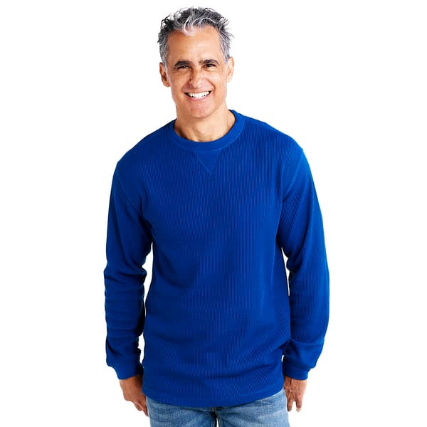 Mens Alpine Lakes Long Sleeve Waffle Thermal Crew Shirt