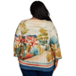 Plus Size Alfred Dunner Tuscany Tuscan Landscape Scenic Blouse - image 2