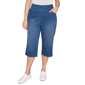 Plus Size Alfred Dunner Port Side Colored Button Super Stretch D - image 1