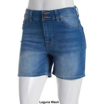 Womens Faith Jeans 5in. Double Stack High Rise Denim Shorts - Boscov's