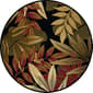 Tayse Laguna Pomona Black Round Area Rug - 5'3 - image 1