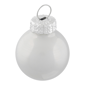 Northlight 24pc. White Mini Christmas Glass Ball Ornaments - image 6