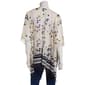 Womens Anne Klein 2pc. Kimono &amp; Straw Hat Set - image 2