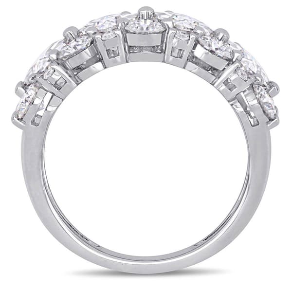 Diamond Classics&#8482; 10kt. 14-Stone Princess & Round Cluster Ring