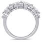 Diamond Classics&#8482; 10kt. 14-Stone Princess & Round Cluster Ring - image 3