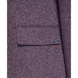 Womens Calvin Klein Long Sleeve Two Pocket Speckled Blazer